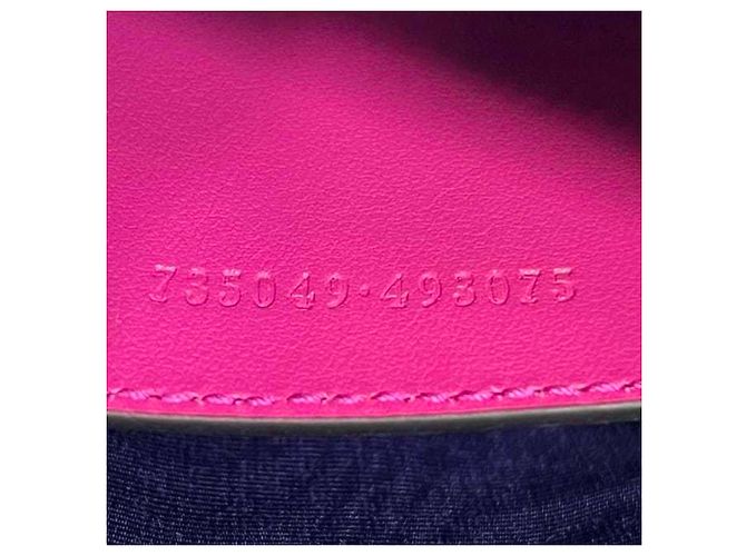 Borsa a Spalla Gucci GG Matelassé Rosa - vista 6