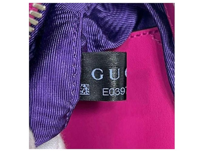 Borsa a Spalla Gucci GG Matelassé Rosa - vista 7