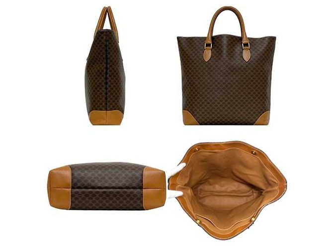 Céline Borsa tote Macadam marrone Celine - vista 3