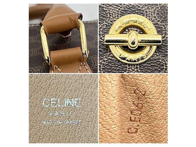 Céline Borsa tote Macadam marrone Celine - vista 5