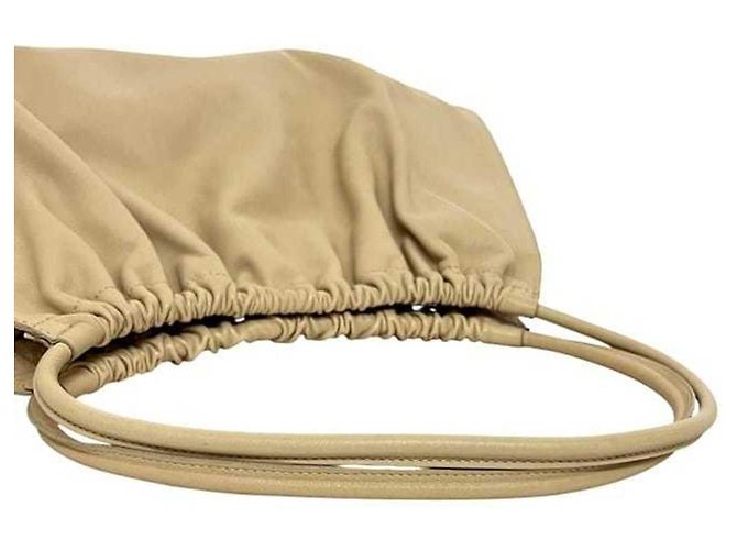 Beige Leder Tote Bag von Gucci - Ansicht 10