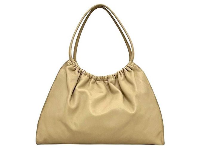Beige Leder Tote Bag von Gucci - Ansicht 2