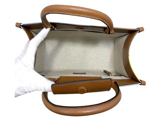 Borsa Tote 2 in 1 Small Avenue di Jimmy Choo Marrone Multicolore - vista 4