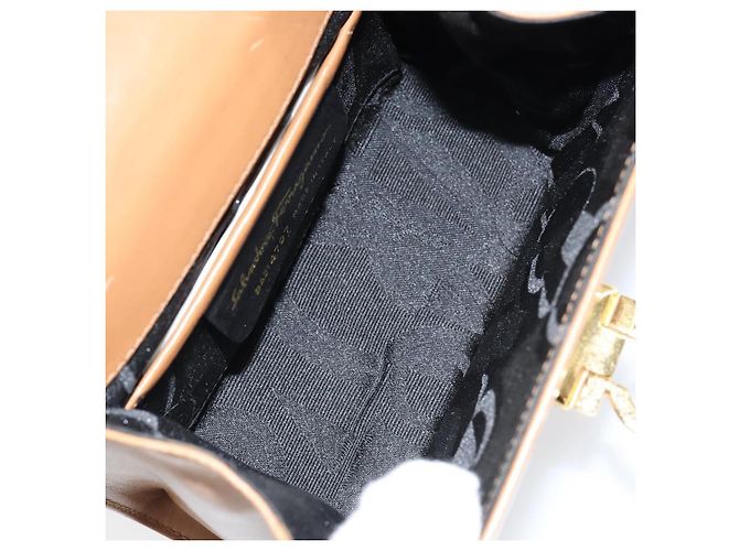 Gancini Schultertasche aus Leder von Salvatore Ferragamo Braun - Ansicht 5