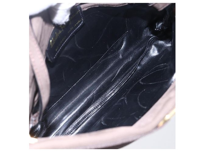 Borsa a Spalla Vala in Pelle Scamosciata Salvatore Ferragamo Marrone - vista 5