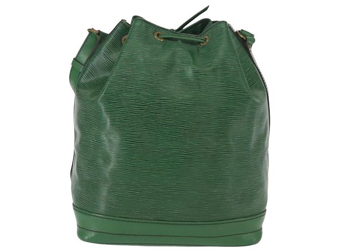 Noe Borsa Noé Louis Vuitton in pelle Epi grande Verde - vista 2