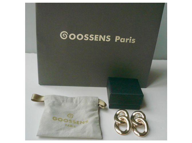 GOOSSENS LHASSA nuovi orecchini a clip Gold hardware - vista 2