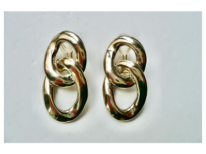 GOOSSENS LHASSA nuovi orecchini a clip Gold hardware - vista 3