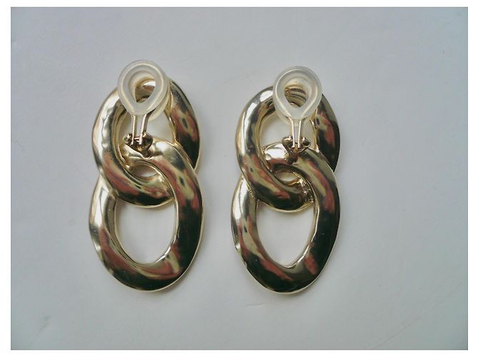 GOOSSENS LHASSA nuovi orecchini a clip Gold hardware - vista 4