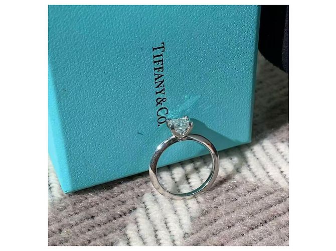 Tiffany & Co. Diamant-Verlobungsring 1,08 ct i vvs2 Silber - Ansicht 2