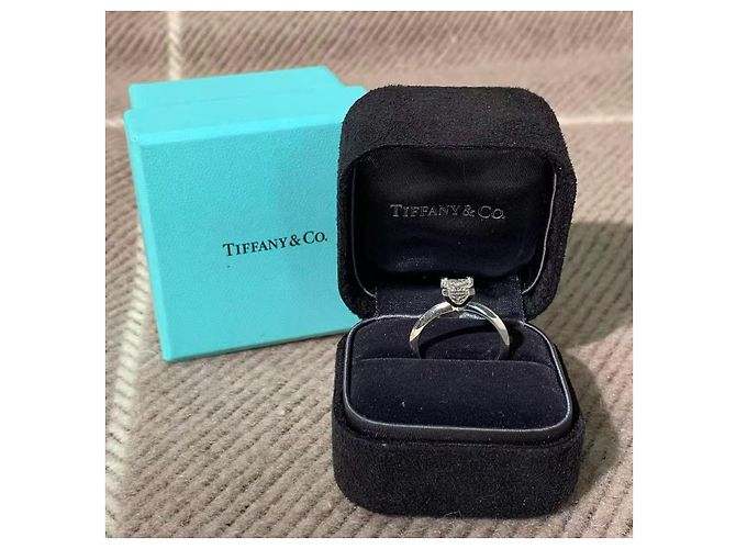 Tiffany & Co. Diamant-Verlobungsring 1,08 ct i vvs2 Silber - Ansicht 3