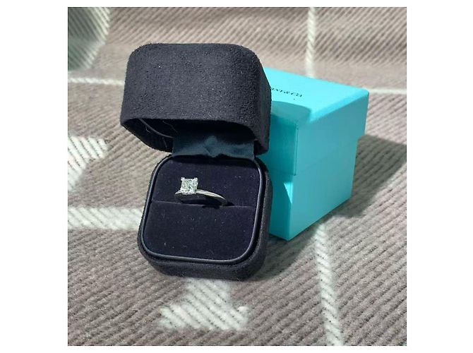 Tiffany & Co. Diamant-Verlobungsring 1,08 ct i vvs2 Silber - Ansicht 6