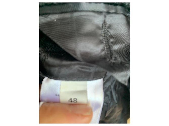 Blazer Versace Nero in Cotone e Viscosa - vista 5
