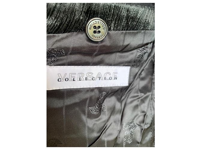 Blazer Versace Nero in Cotone e Viscosa - vista 6