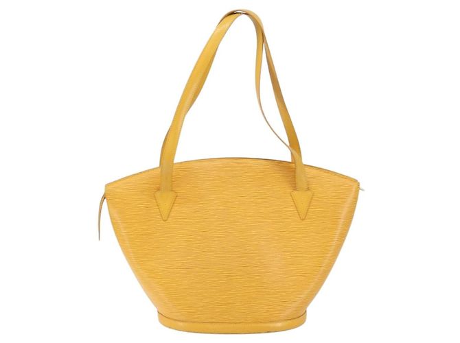 Borsa a mano Saint Jacques in pelle Epi GM Louis Vuitton Giallo - vista 2