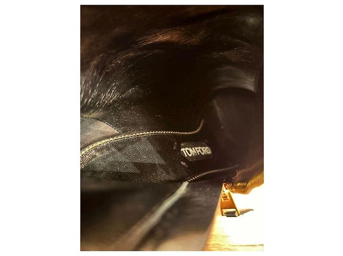 Tom Ford Pelle Nera 38 Nero - vista 5