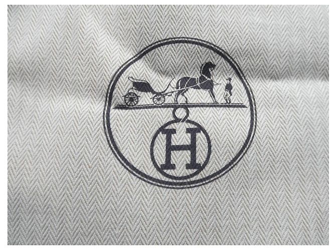 large dustbag for Hermès Birkin 35 handbag Beige - view 2