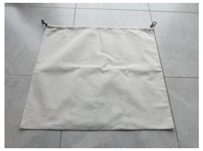 large dustbag for Hermès Birkin 35 handbag Beige - view 5