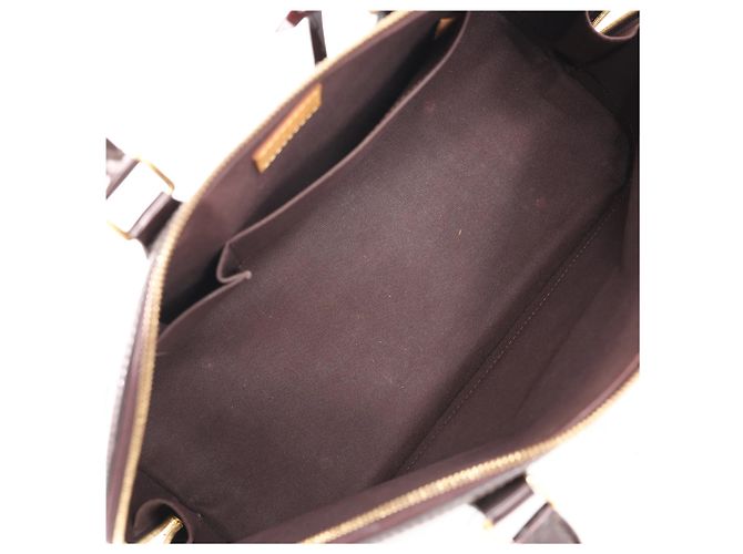 Borsa Louis Vuitton Vernis Alma GM in Bordeaux M91687 Bordò - vista 10