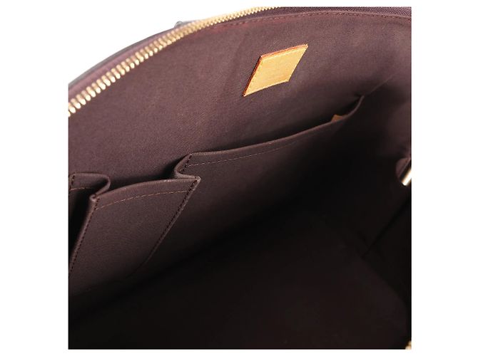Borsa Louis Vuitton Vernis Alma GM in Bordeaux M91687 Bordò - vista 20