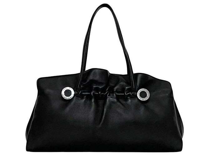 Bulgari Borsa Tote Bvlgari Twist Nero - vista 2