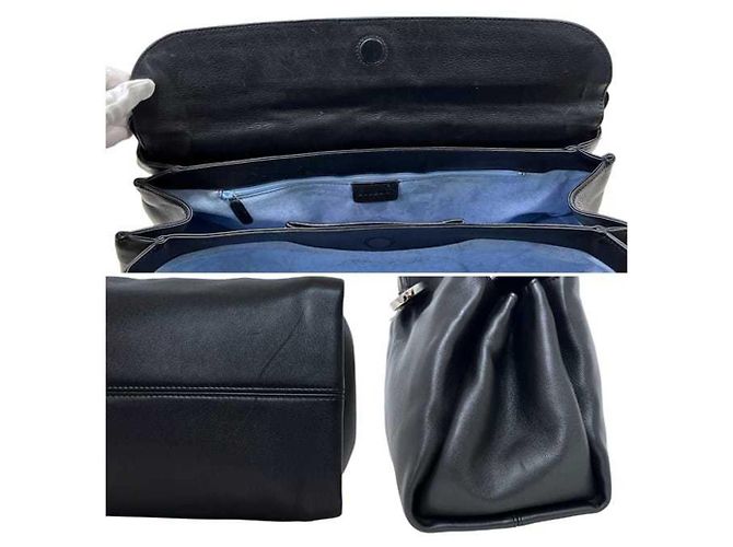 Bulgari Borsa Tote Bvlgari Twist Nero - vista 6