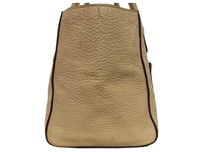 Borsa in pelle beige Prada - vista 10