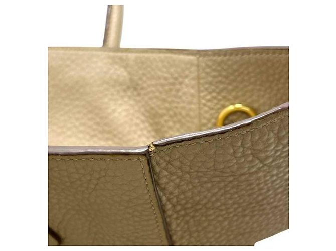 Borsa in pelle beige Prada - vista 5