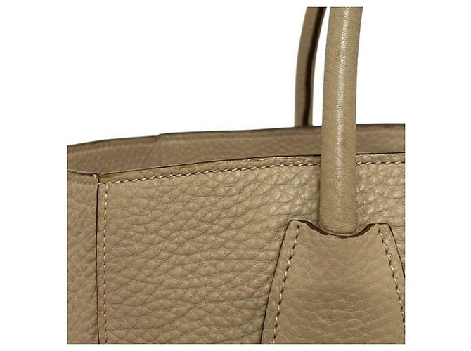 Borsa in pelle beige Prada - vista 8