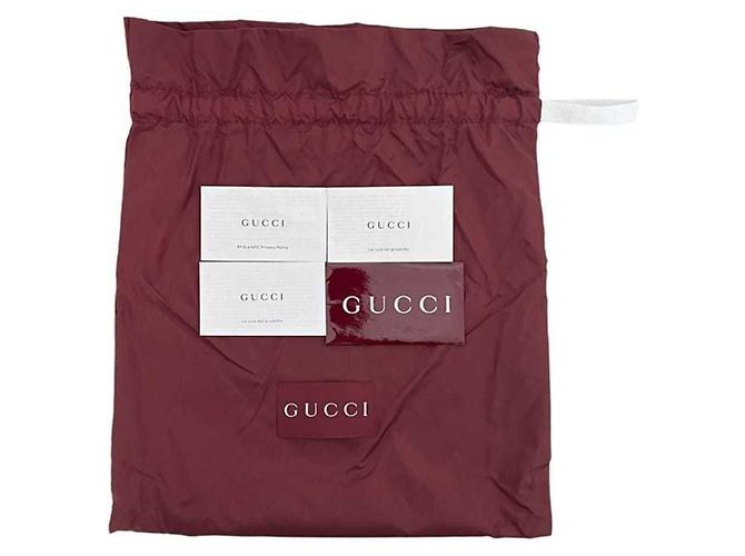 Borsa a Spalla Gucci Moonside Marrone Beige - vista 11