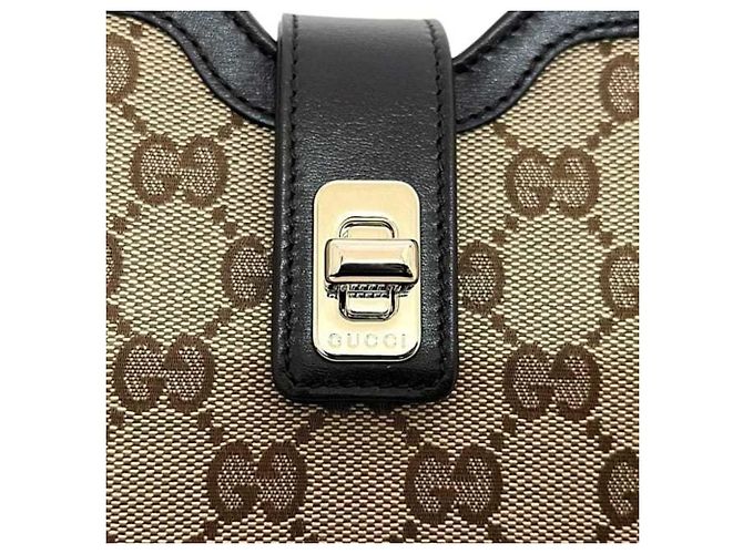 Borsa a Spalla Gucci Moonside Marrone Beige - vista 9