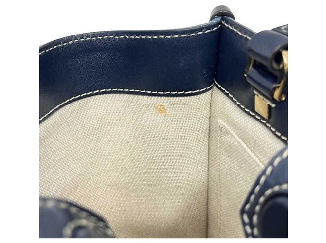 Borsa a Spalla in Denim Jimmy Choo Blu Blu navy - vista 6