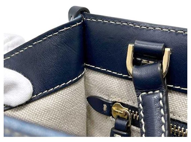 Borsa a Spalla in Denim Jimmy Choo Blu Blu navy - vista 7