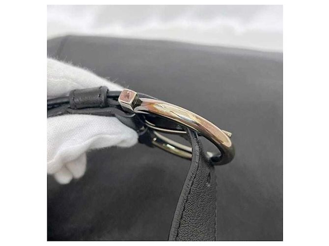 Borsa a spalla in pelle nera Salvatore Ferragamo Nero - vista 11