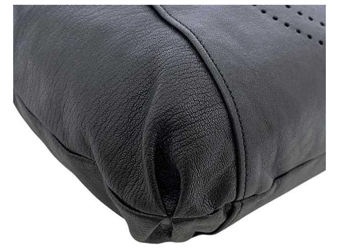 Borsa a spalla in pelle nera Salvatore Ferragamo Nero - vista 8