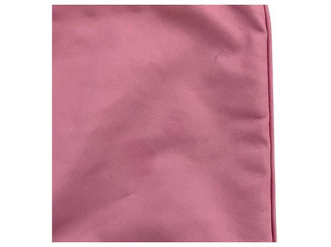 Clutch in pelle rosa Valentino Garavani - vista 8
