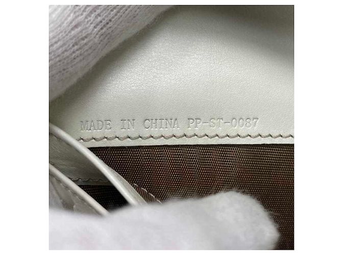 Céline Celine Beige und Weiß Bi-Fold Langbörse - Ansicht 11