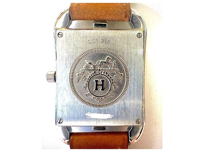 Reloj de Mujer Hermès Cape Cod CC1.210 Castaño Plata - vista 2