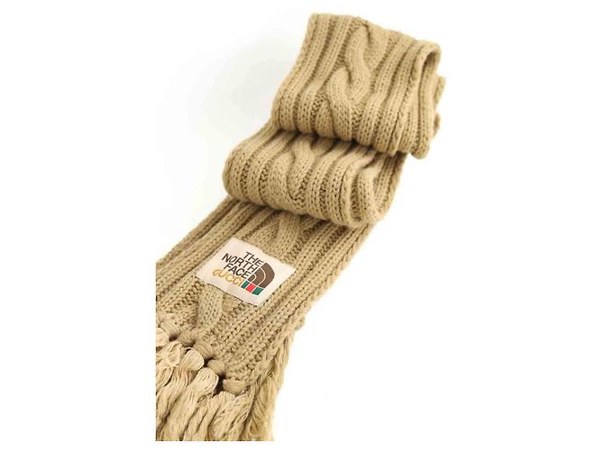 Gucci Bufanda de lana beige - vista 2