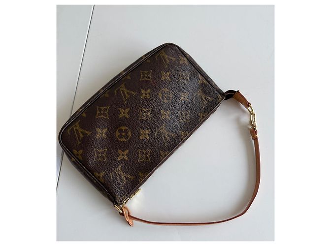 Louis Vuitton Pochette Accessoires Monogram Marrone - vista 13
