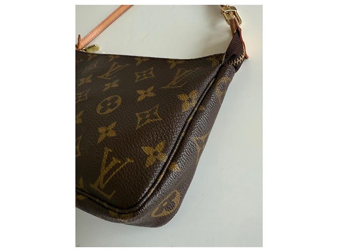 Louis Vuitton Pochette Accessoires Monogram Marrone - vista 6