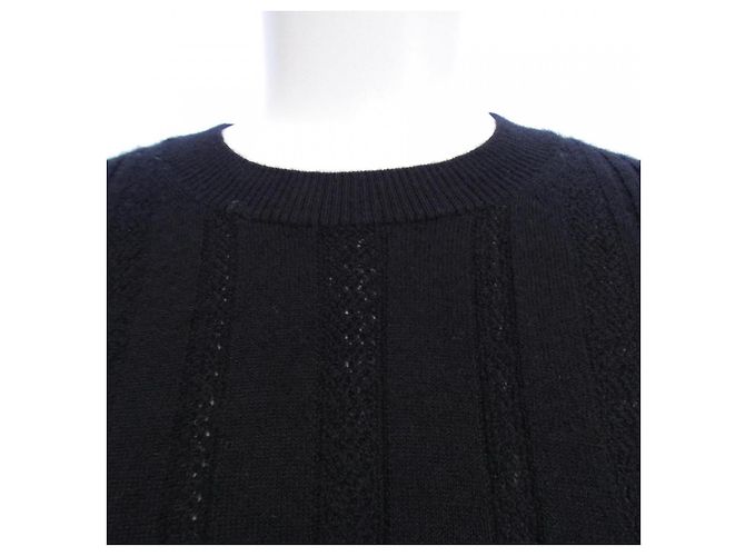 Chanel P73813K10579 Tejido de Cachemira 22K Negro - vista 5