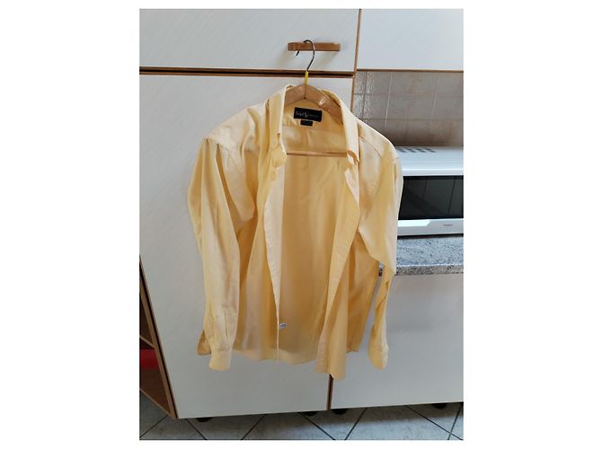Camicia Polo Ralph Lauren Yarmouth Gialla in Cotone Giallo - vista 4