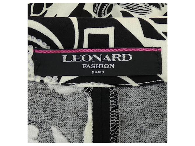 Chaqueta de moda Leonard Negro Blanco - vista 4