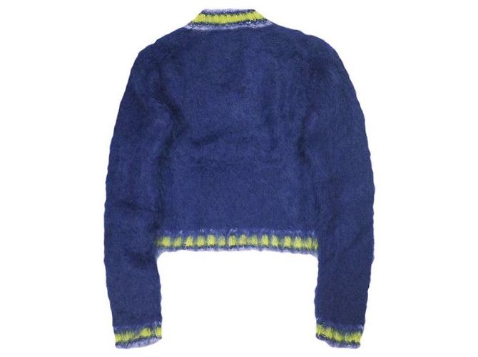 Mohair-Pullover FUZZY WUZZY von Marni Blau - Ansicht 2