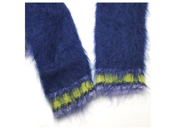 Mohair-Pullover FUZZY WUZZY von Marni Blau - Ansicht 8