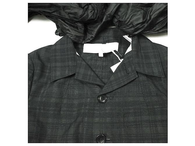 Autre Marque Chaqueta Check×Nylon Taffeta de tao COMME des GARCONS Gris Gris antracita - vista 5