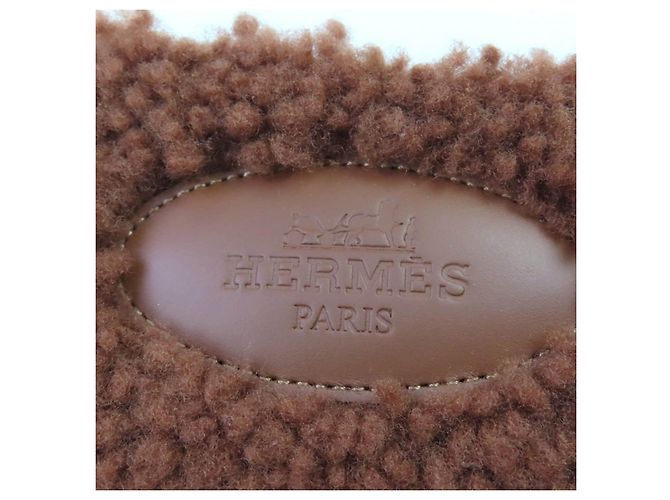 Bailarinas Mouton Oran de Hermès Castaño Bronce - vista 10