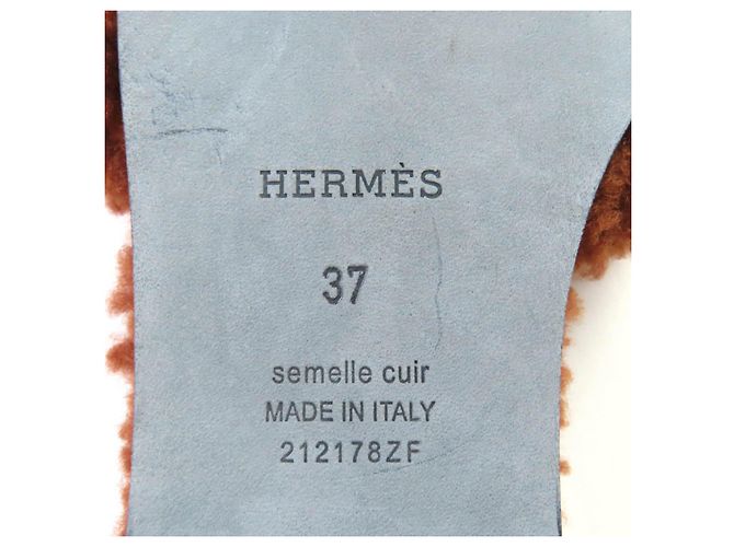 Bailarinas Mouton Oran de Hermès Castaño Bronce - vista 11