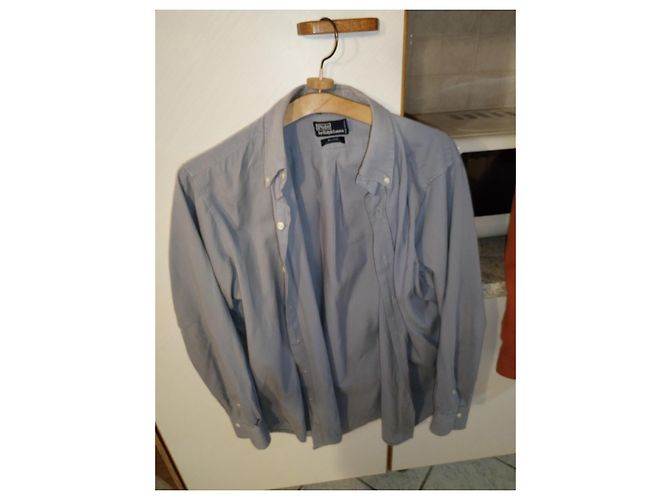 Camicia Polo Ralph Lauren Blaire Beige in Cotone M - vista 6